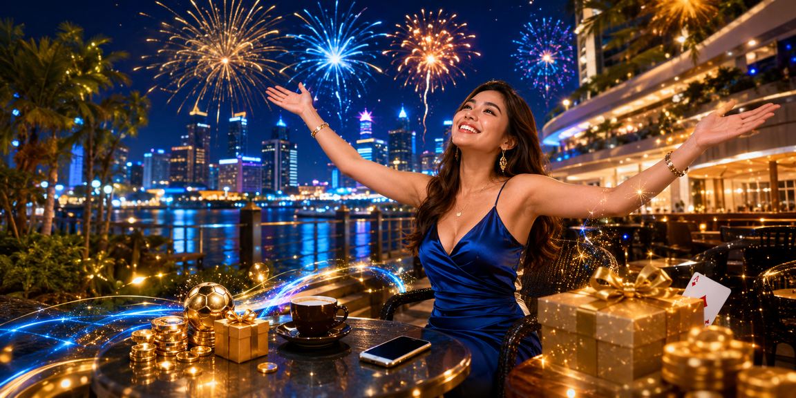 Bilik VIP eksklusif kasino Johor Bahru dengan suasana mewah dan premium