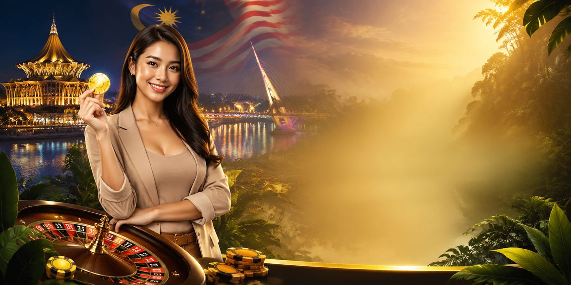 Ruang permainan roulette tradisional di Kuching
