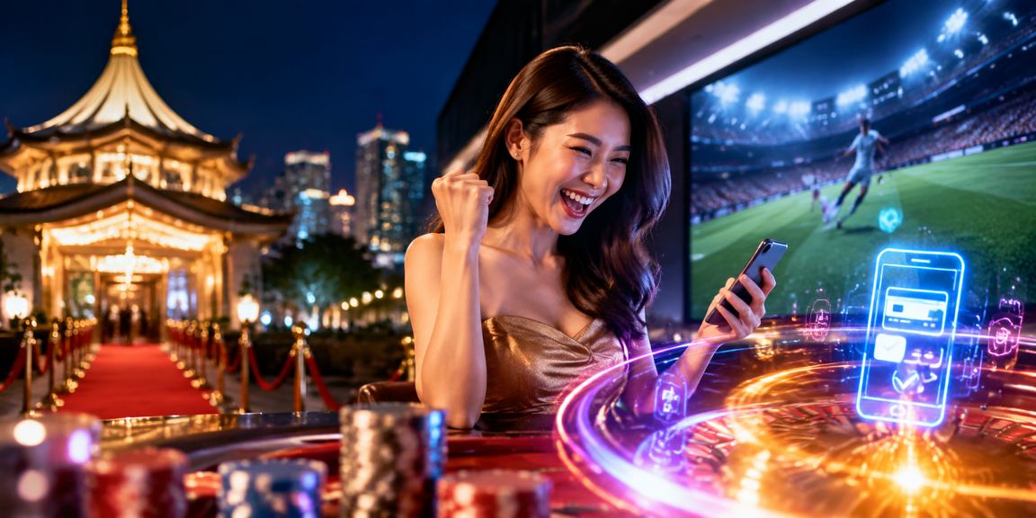 Meja roulette bergaya Melayu di Sarawak dengan suasana kasino tempatan yang unik